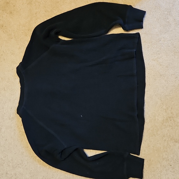 Black Button-Up Sweater - Picture 3 of 3